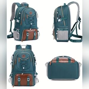 Backpacks waterproof for travel, camping, unisex. Aqua, Black & Gray